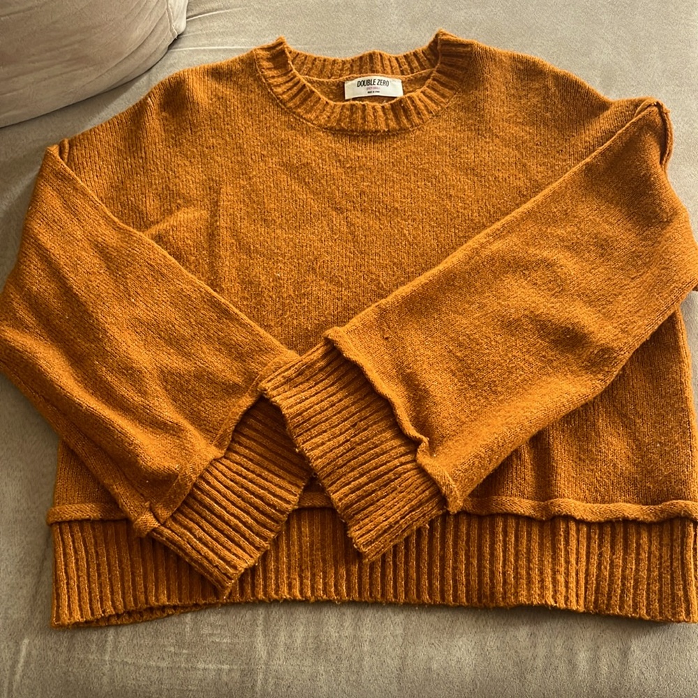 Vici burnt orange oversized sweater, sz s